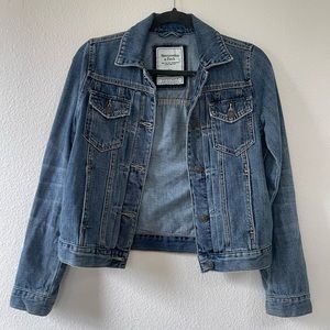 Abercrombie & Fitch Classic Blue Denim Jacket Size XS
